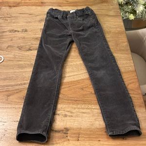 Gray corduroy pants